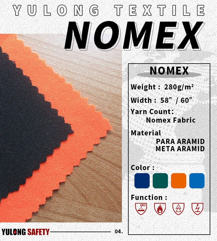 Durable Nomex Knit Fire Resistant Fabric For Garment