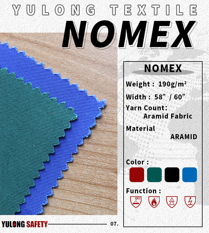 High Quality Durable Nomex Knit Fire Resistant Fabric