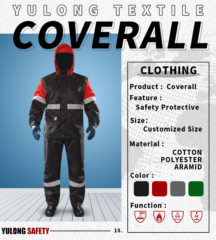 Professional Long Sleeves Safety Workwear Suit For Russian